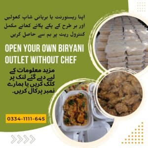 How to setup Biryani Shop